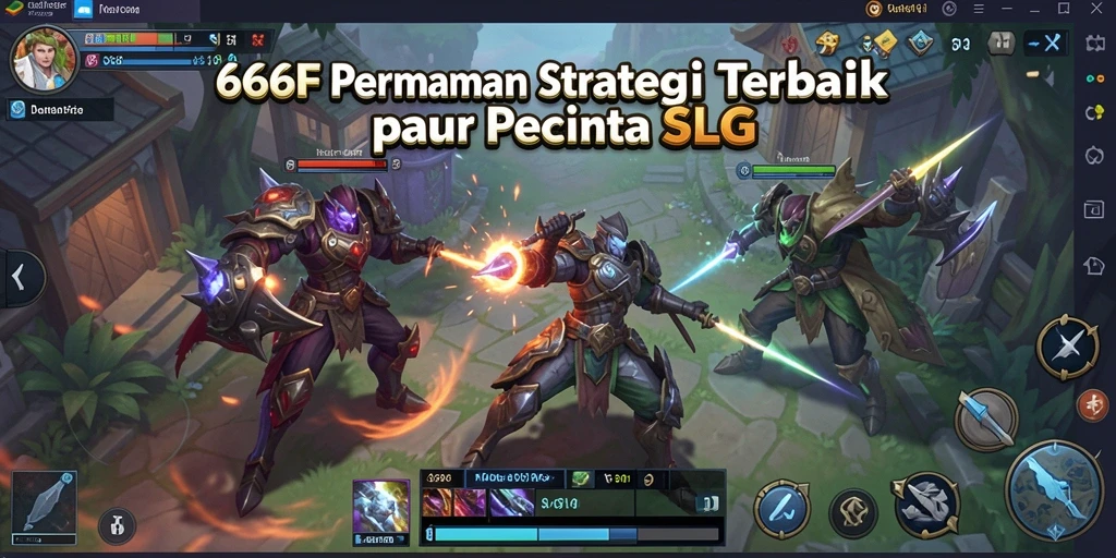 Screenshot gameplay 666F menampilkan aksi strategi yang mendebarkan.
