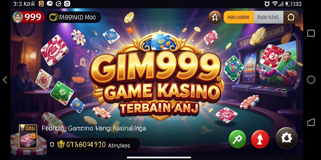 Screenshot gameplay GIM999 menampilkan aksi mendebarkan di meja Kasino.