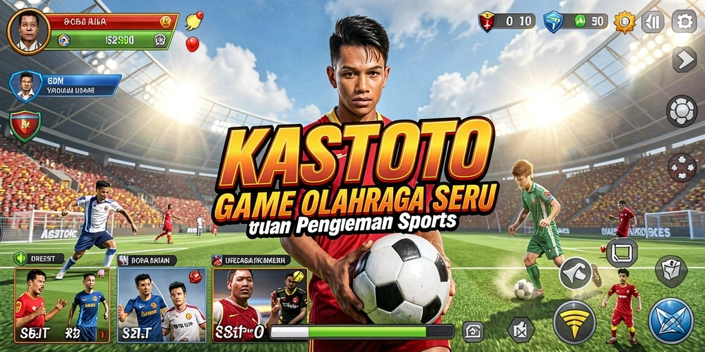 Tampilan utama KASTOTO dengan aksi permainan yang mendebarkan.