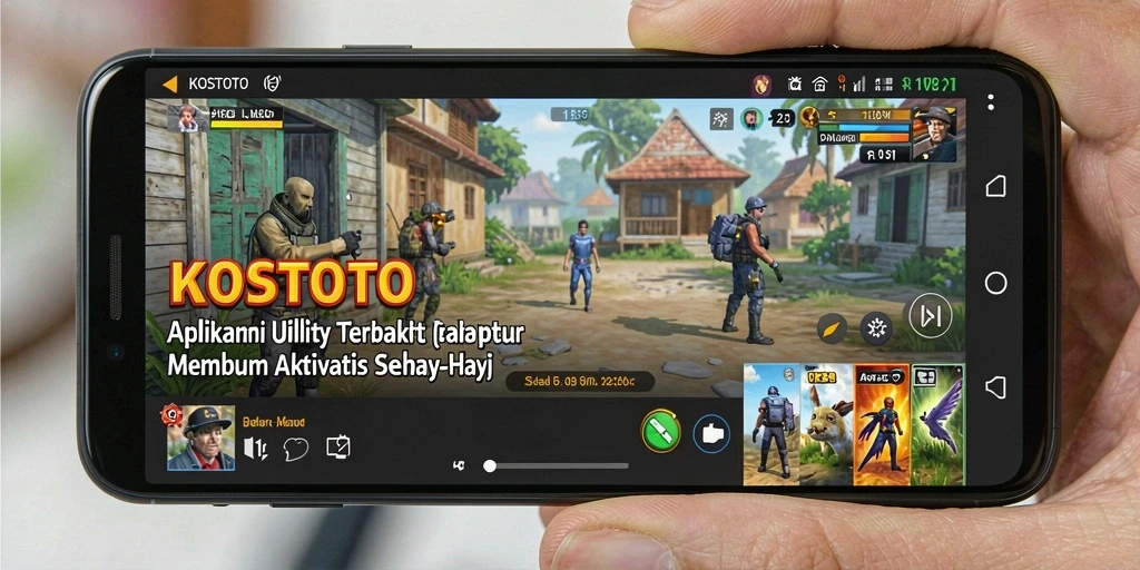 Tampilan antarmuka KOSTOTO yang modern dan intuitif.