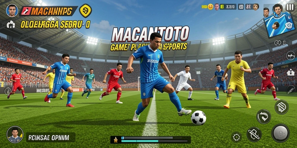 Tampilan gameplay olahraga yang seru dan interaktif di <strong>MACANTOTO</strong>.