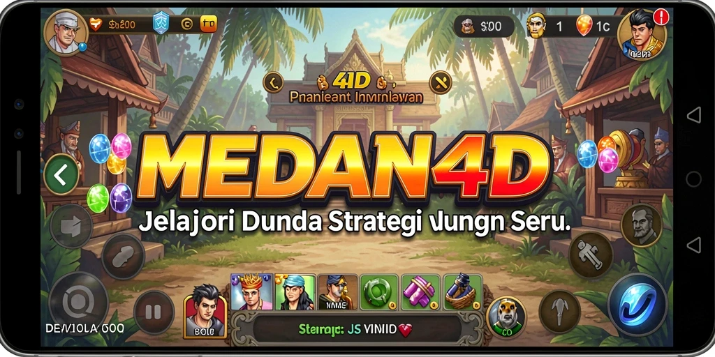 Tampilan gameplay <strong>MEDAN4D</strong> yang seru saat bertempur.