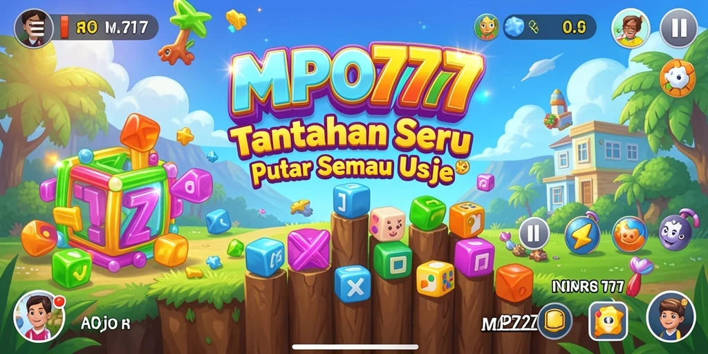 Screenshot MPO777 menampilkan gameplay puzzle yang menarik.