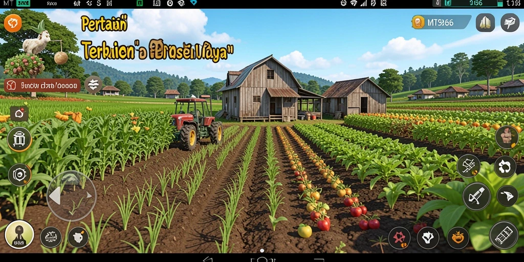 Tampilan gameplay MT966 yang menarik dengan aktivitas pertanian yang seru.