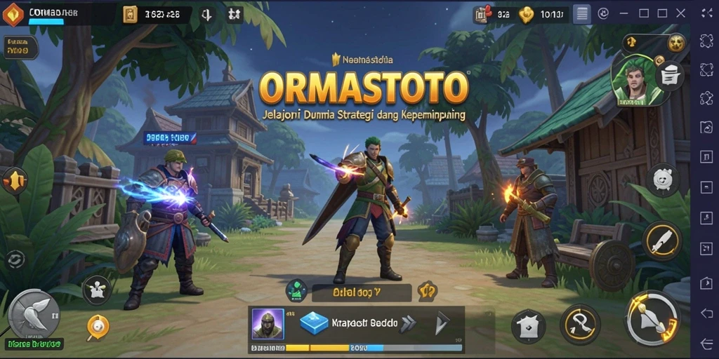 Tampilan gameplay yang mendebarkan dari ORMASTOTO.