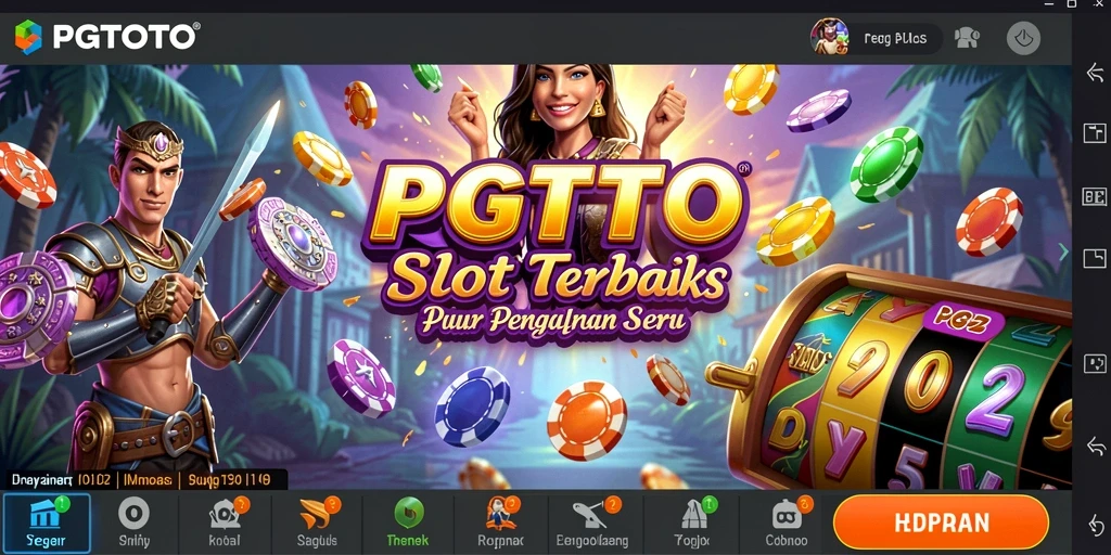 Tampilan gameplay PGTOTO yang menarik dan penuh warna dalam slot.