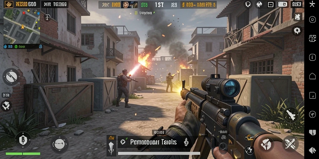 Gameplay seru dengan aksi tembak-menembak yang mendebarkan.