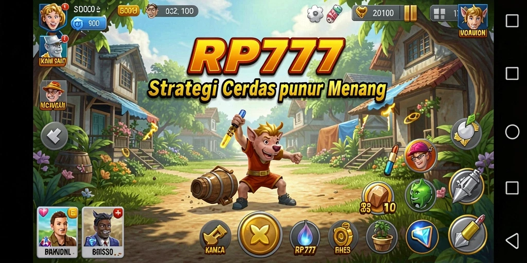 Gameplay menarik dari RP777 saat pemain menyusun strategi.