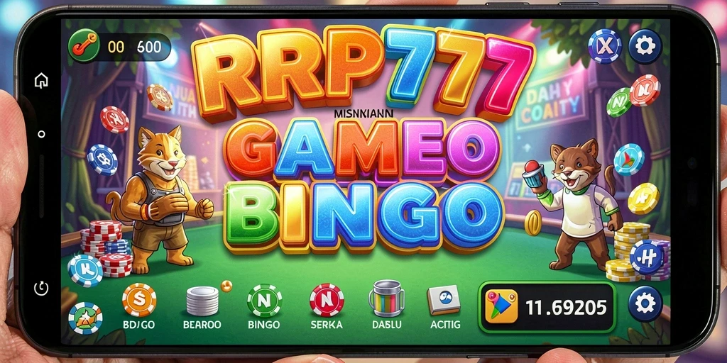 Tampilan gameplay seru RPRP777 dengan bingo yang menarik.