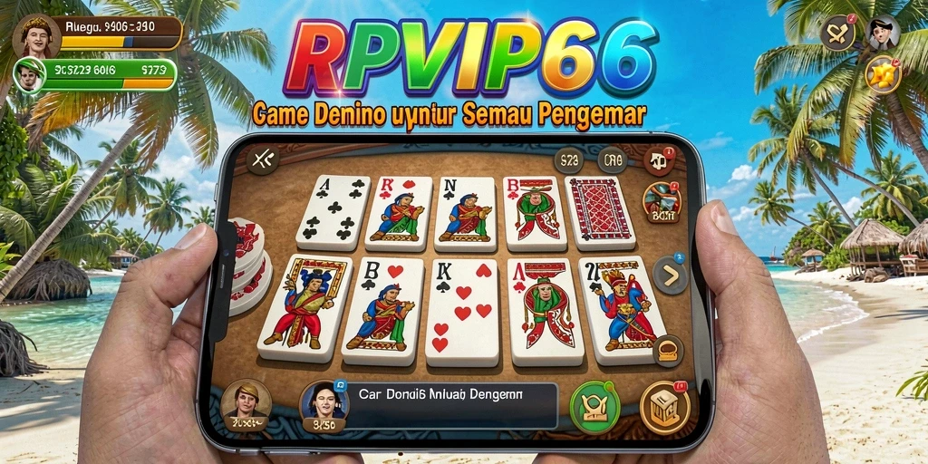 Tampilan gameplay RPVIP6 yang mengasyikkan dalam permainan Domino.