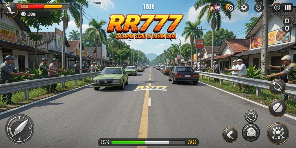 Tampilan screenshot gameplay RR777 yang penuh aksi dan seru.