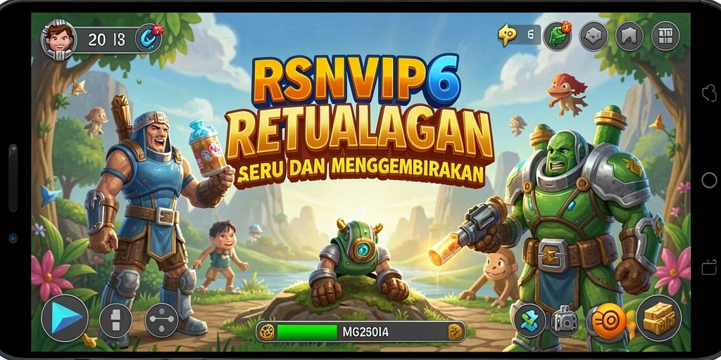 Tampilan dinamis gameplay RSNVIP6 yang mengasyikkan.