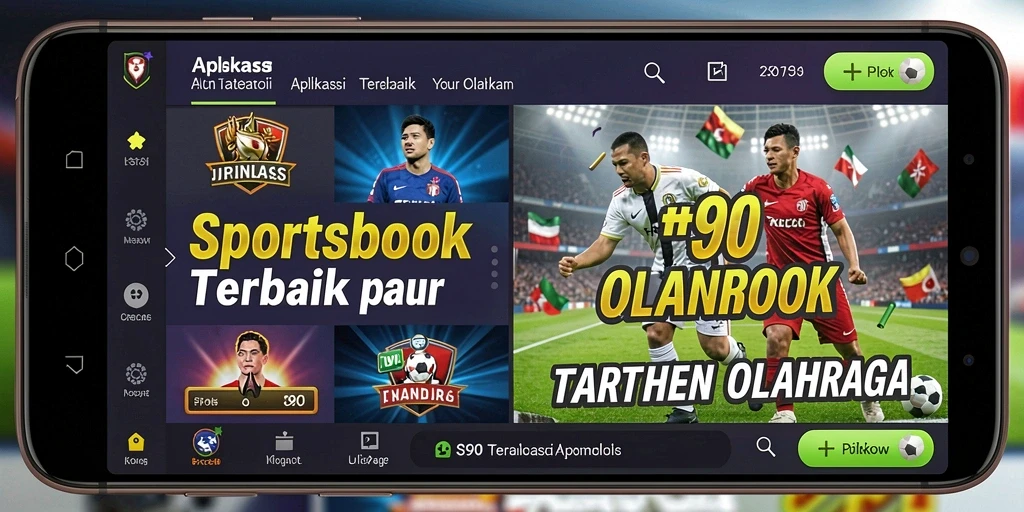 Screenshot utama S80 menampilkan antarmuka sportsbook yang menarik.