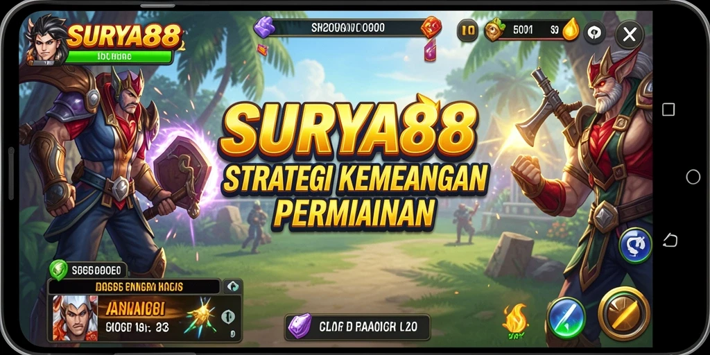 Tampilan gameplay SURYA88 yang menegangkan dan strategis.