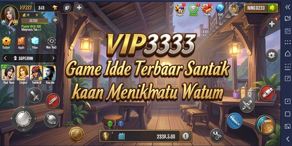 Screenshot menampilkan gameplay santai dan kemajuan dalam VIP333.