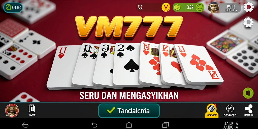 Tampilan gameplay seru di VM777 dengan pemain yang bersaing.