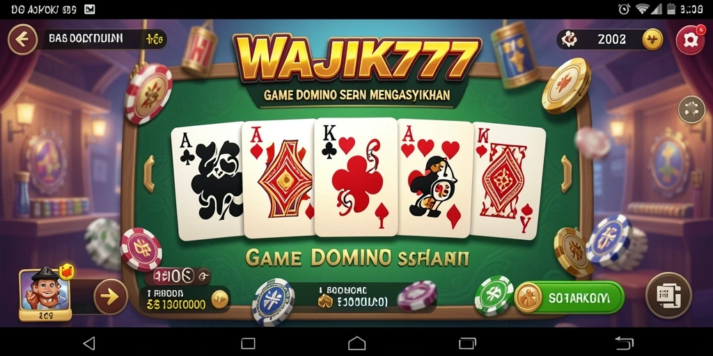 Tampilan gameplay seru dari WAJIK777 dengan teman-teman.